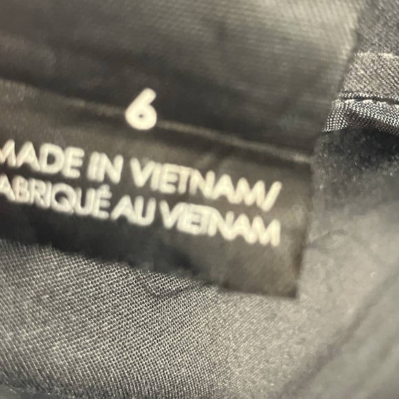 Club‎ Monaco Pants Womens Size 6 Gray Straight Leg Low Rise Cotton Blend - Picture 10 of 12